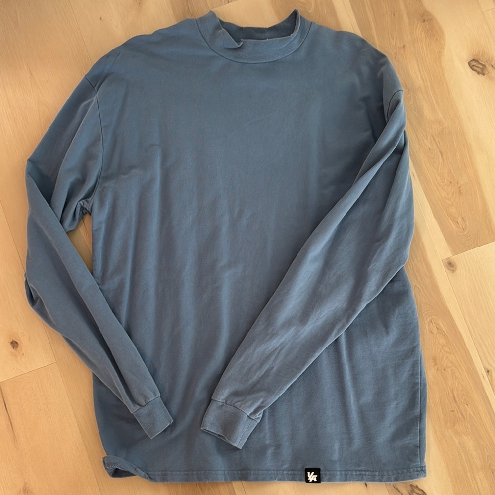 Men's Blue Long Sleeve Shirt
